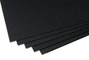 SIBE-R-PLASTIC SUPPLY Sheet - KYDEX Sheet - 0.080 Thick, Black, 8 x 12,  4 Pack