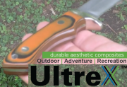 UltreX™ SureTouch™ - Black & Purple 3/8 - Knife Handle Material